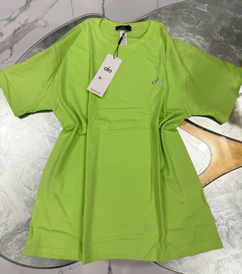 Lime green alo blouse