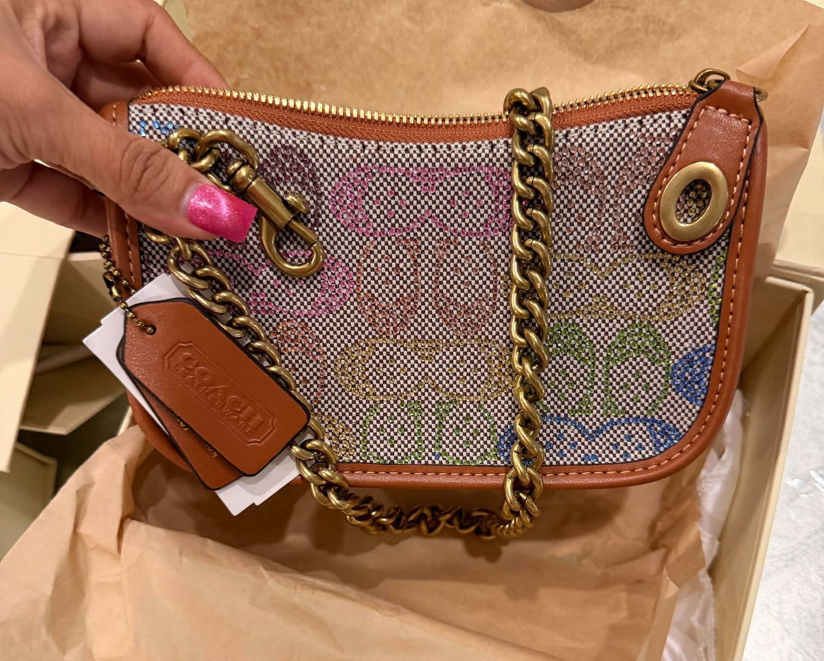 Purse (Great quality includes box, perfect crossbody size to fit your phone and your credit cards)