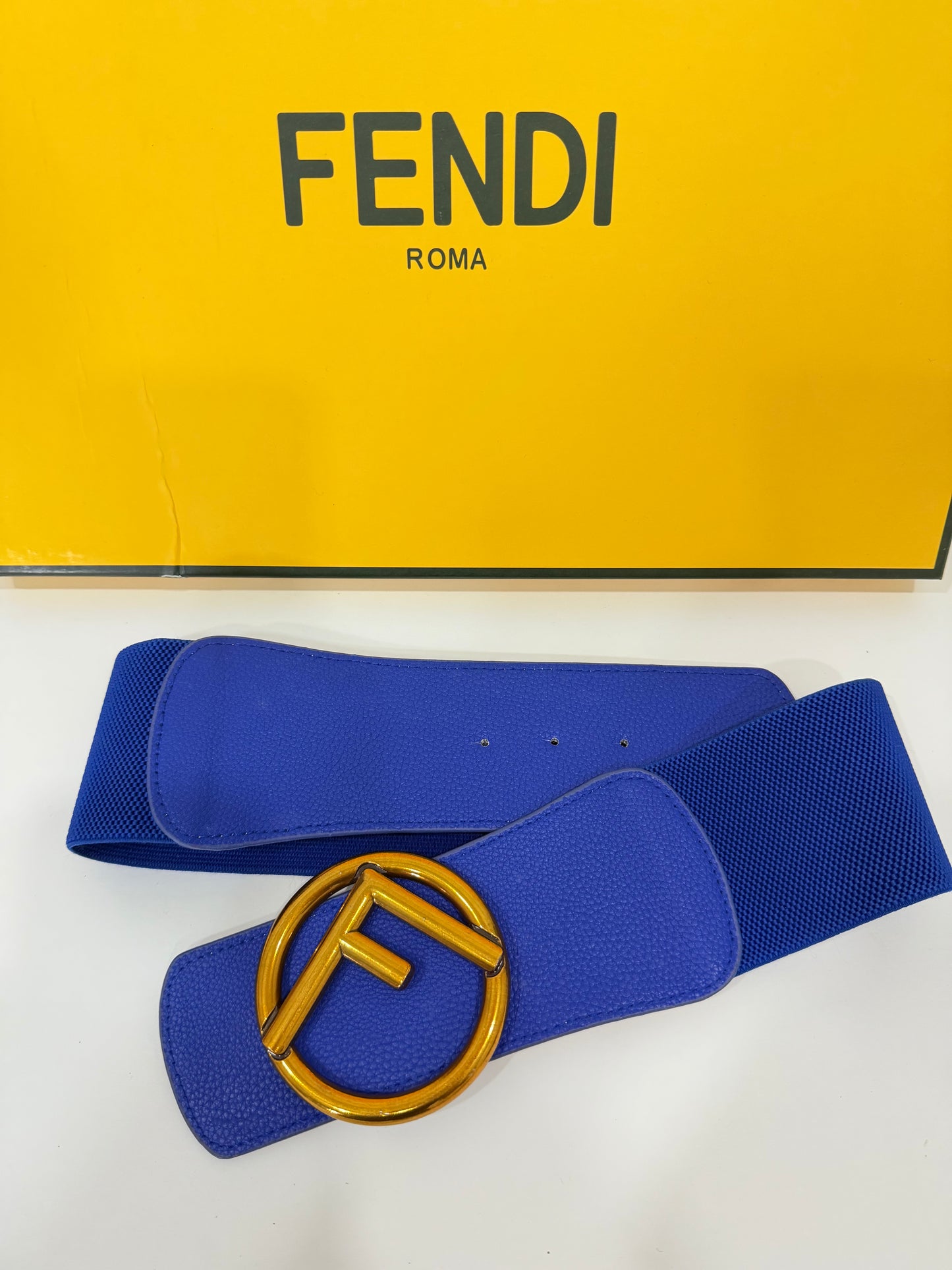 Ladies wide waist belt