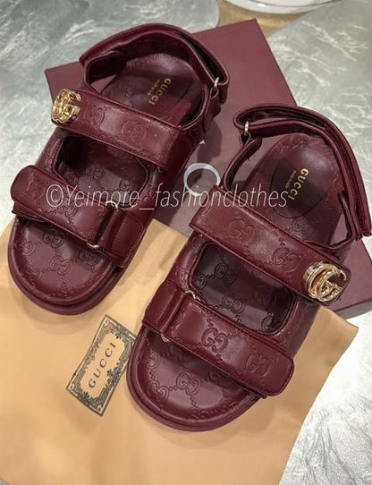 Full set purse and sandals (Great quality sandals come in box and purse includes dust bag only no box)