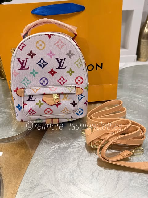 Mini lv monogram backpack