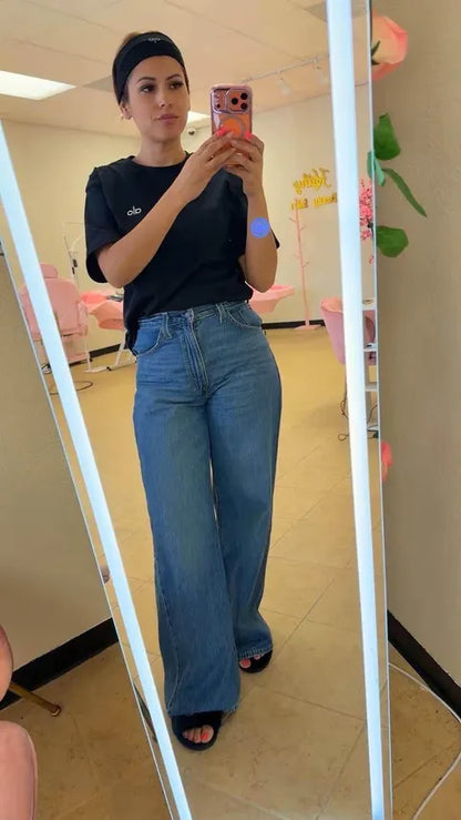 Black alo blouse