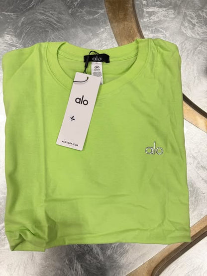 Lime green alo blouse