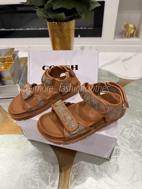 Coach Crystal Sandals