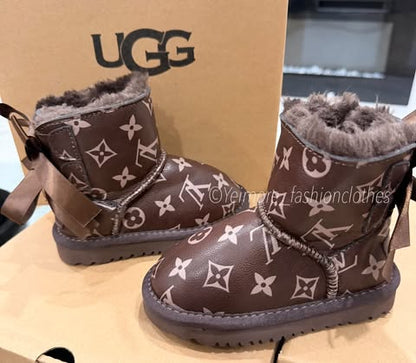 Girls’ Inspired Bow Boots – Quality & Box Included