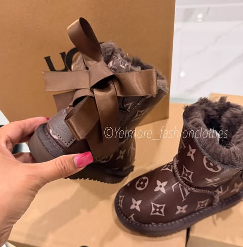 Girls’ Inspired Bow Boots – Quality & Box Included