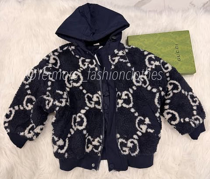 Thick and Warm Girls’ Jacket, Perfect for Cold Days