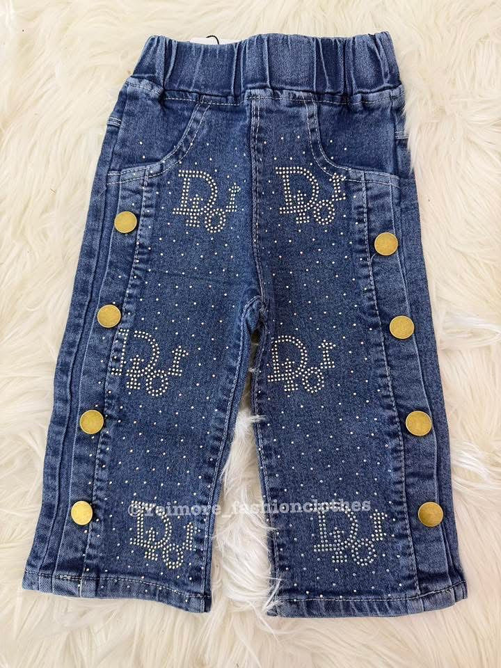 D I O R painted jeans