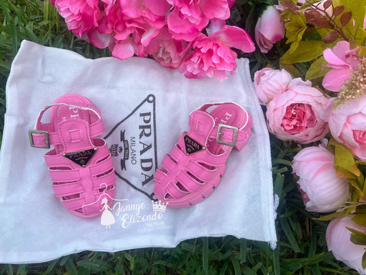 NOVEDAD DE VERANO 2025, sandalias de moda para niñas, suela suave y gruesa, tejido fresco
