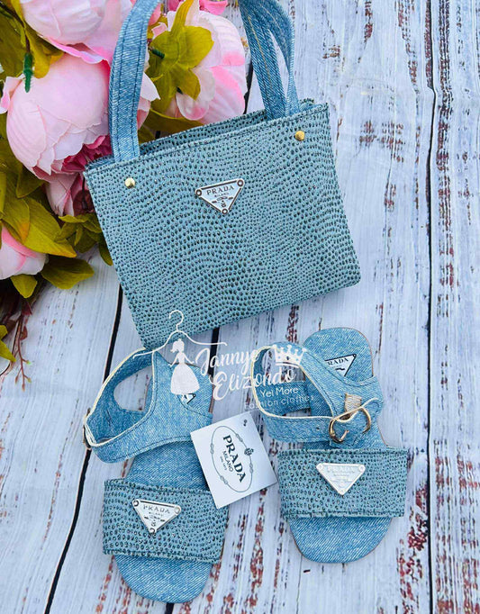 Set bolsa y niña