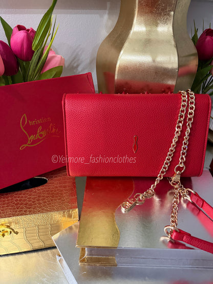 Red Elegance Crossbody (Include box )