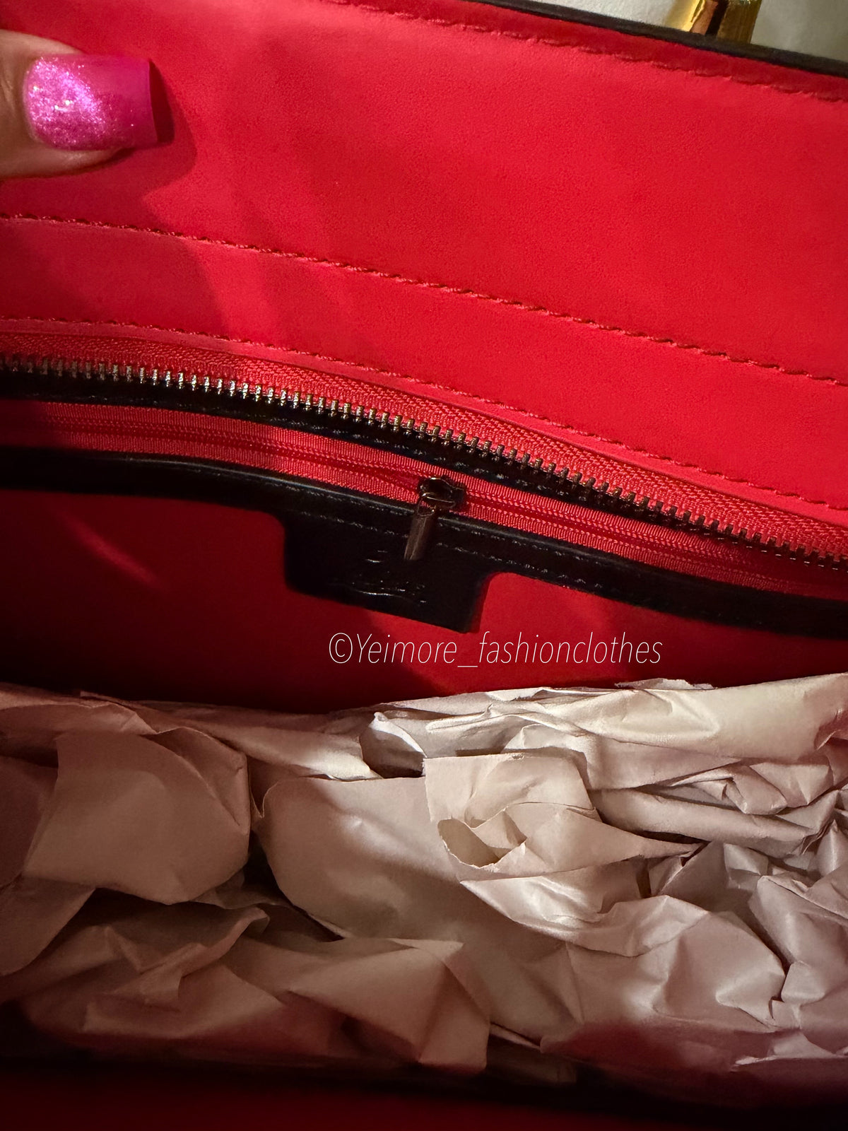 Black Elegance Tote – Bag Only Box not included.