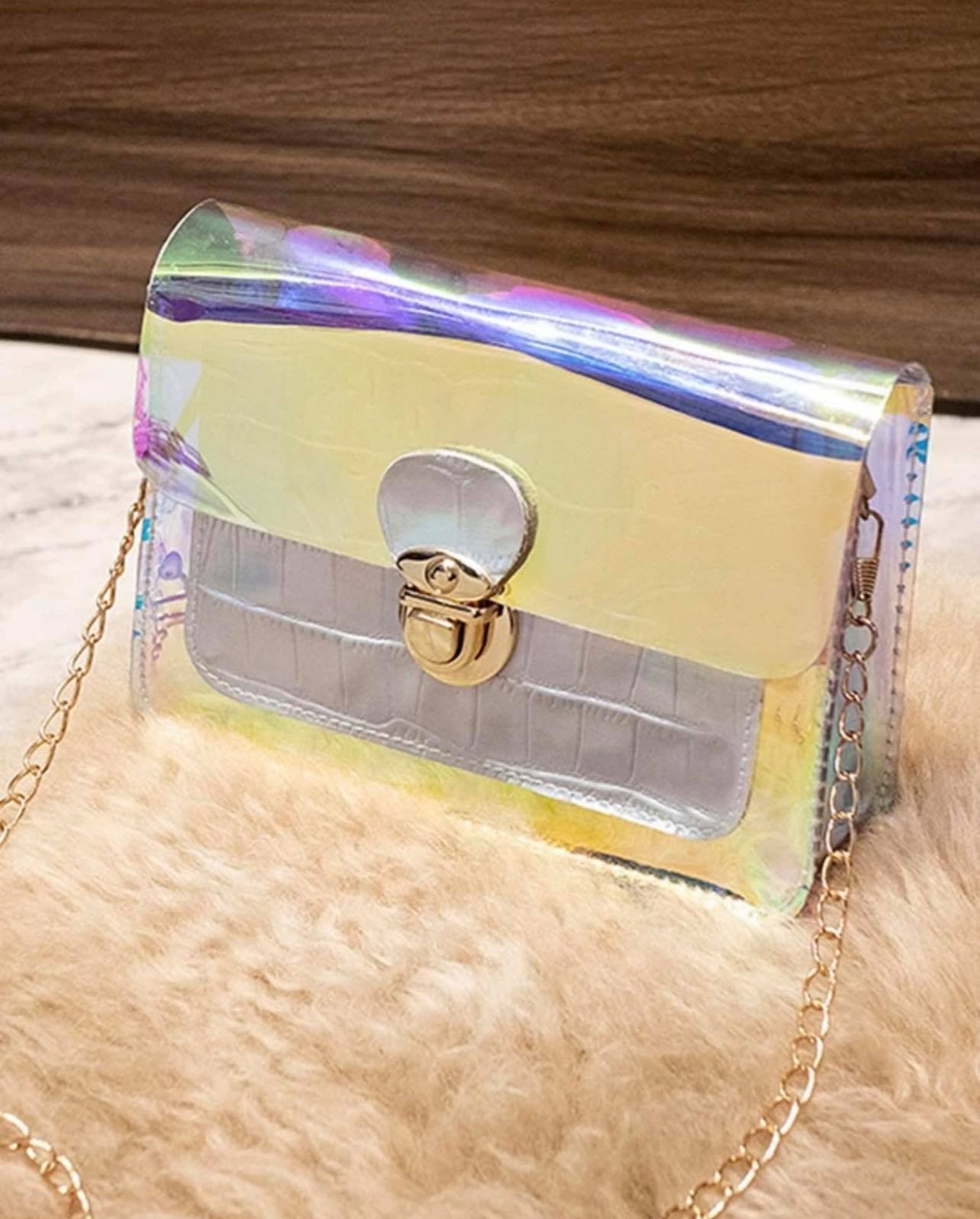 HOLOGRAPHIC CROSSBODY