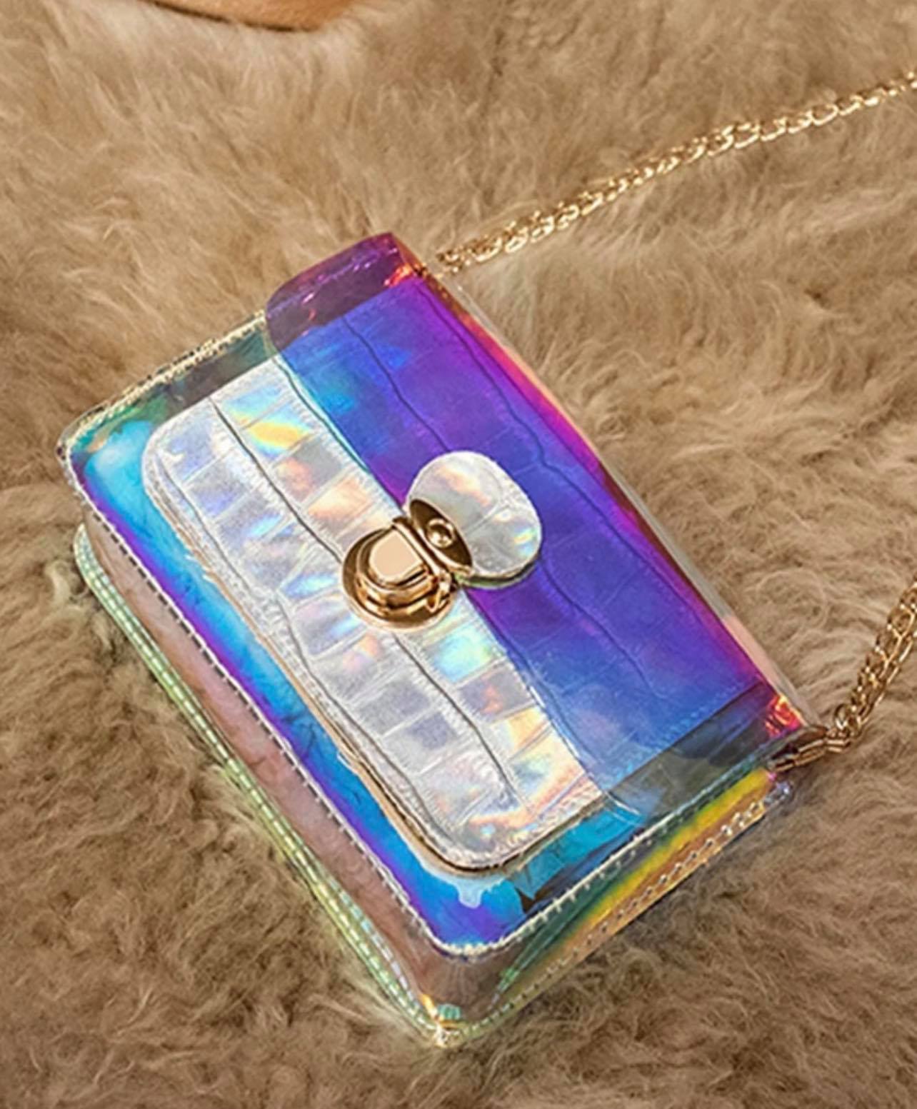 HOLOGRAPHIC CROSSBODY